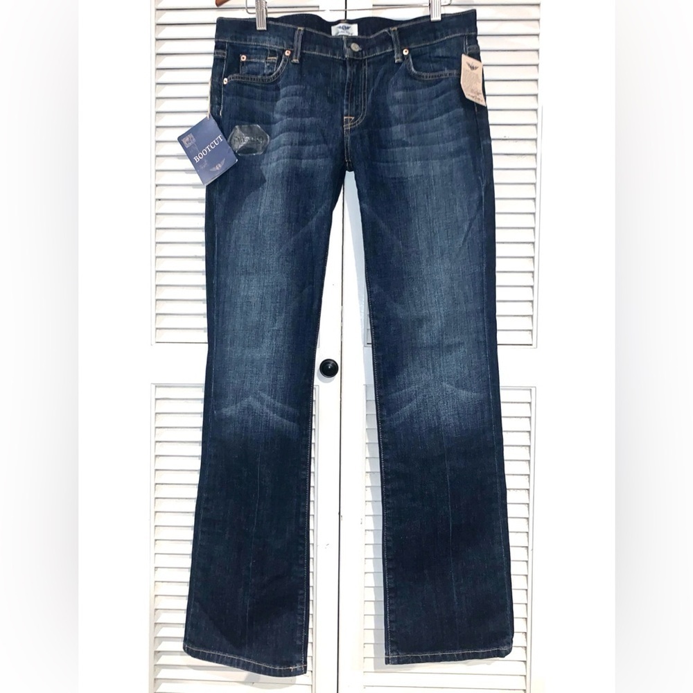 Vintage Uncharted Territory Low-rise Bootcut Dark Wash Jeans NWT 32/16 women’s